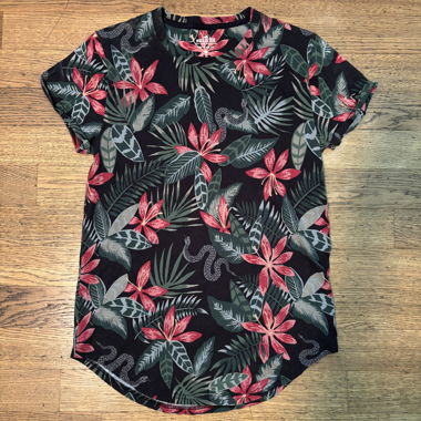 T-shirt Hollister floreale XS