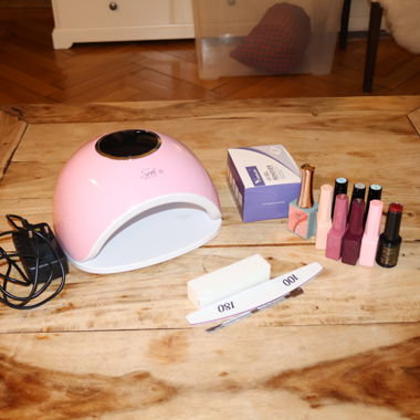 Macchina UV per smalto gel & accessori & 6 colori