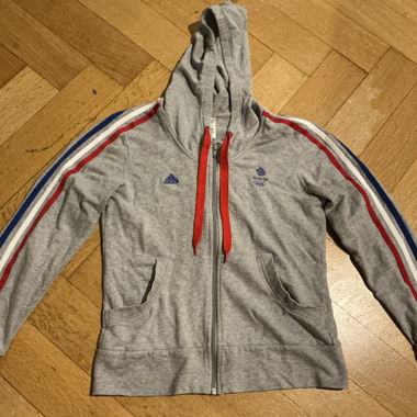 Adidas Team GB Hoodie mit Reissverschluss