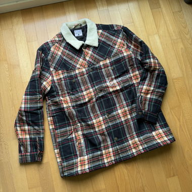 Giacca in pile a quadri Karl Kani XL