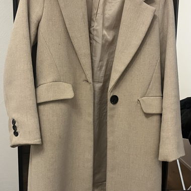 Cappotto beige Stradivarius