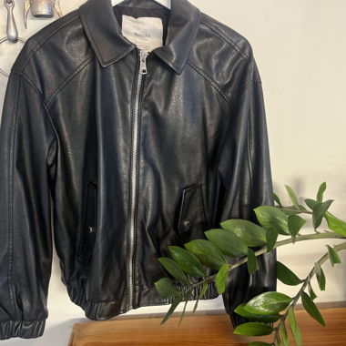 Bershka leather jacket