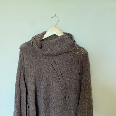 Brauner Poncho One Size 