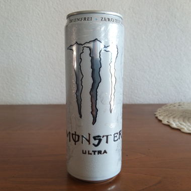 European Monster Energy Ultra White (Empty, Slim)