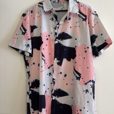 Chemise à manches courtes avec imprimé