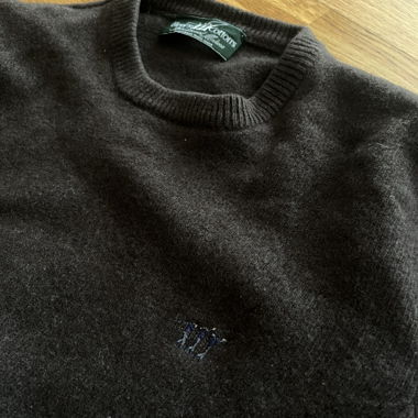 Maglione in lana Henry Cottons marrone scuro