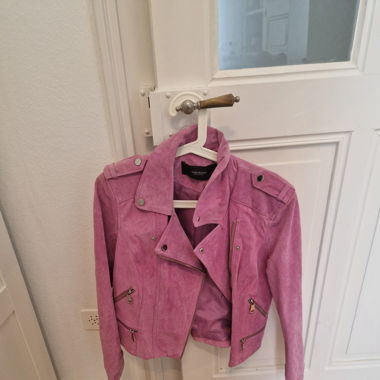 Lederjacke rosa Vero Moda Gr L