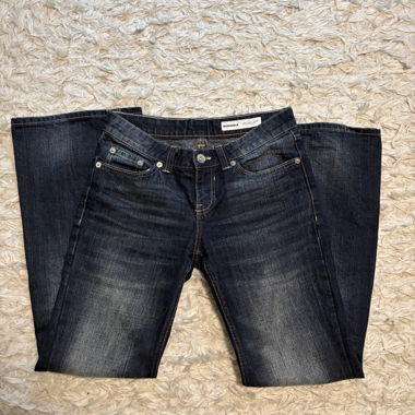 Jeans bootcut taille basse