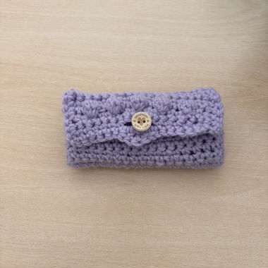 Pochette uncinetto lilla