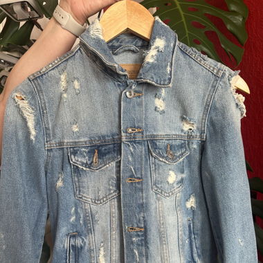 Veste en Jean bleu 