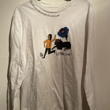 T-shirt maniche lunghe bianca