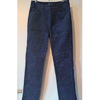 Blaue Cordhose