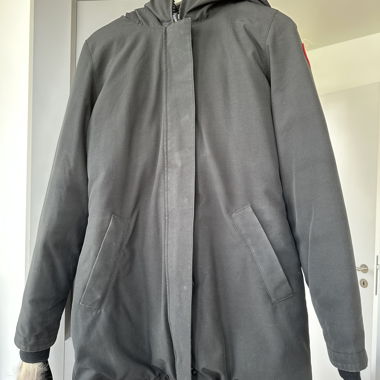 Canada Goose Daunenjacke – Schwarz, mit Echtpelz