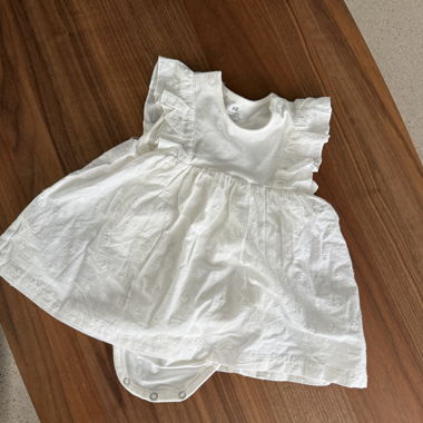 Robe bébé Body blanc Gr. 74