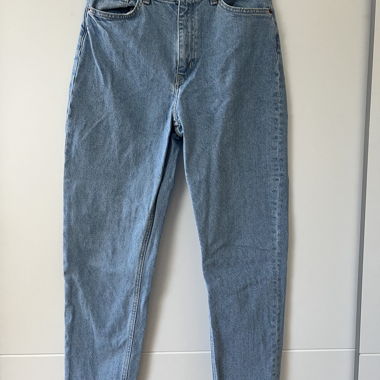 H&M Mom-Jeans hellblau Gr. 38