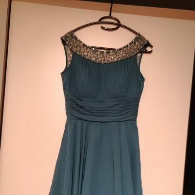 Kleid- Petrol