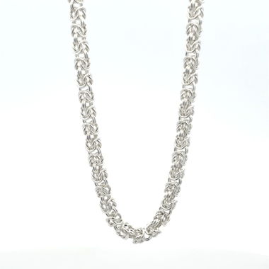 Chaîne de roi en argent 925 de 44,5 cm
