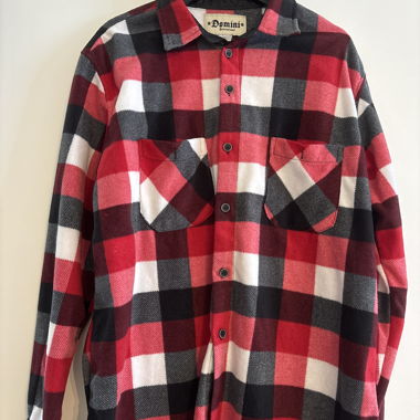 Veste-chemise en flanelle à carreaux