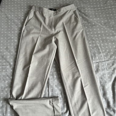 MNG Grey Fabric Trousers