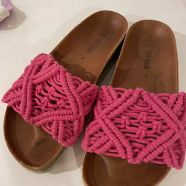 Mules roses Gr. 36