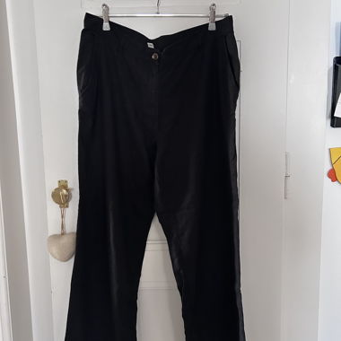 SCHWARZE LEINENHOSE