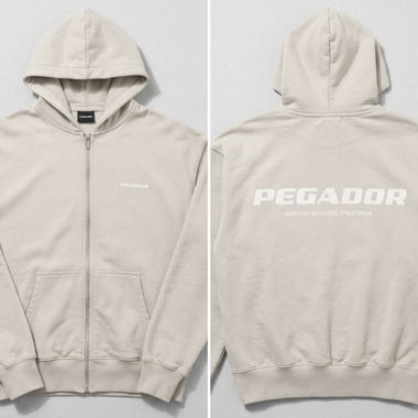 Pegador Zip Hoodie Beige