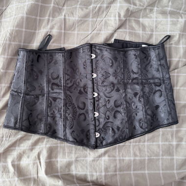 Schwarzer Corset-Belt