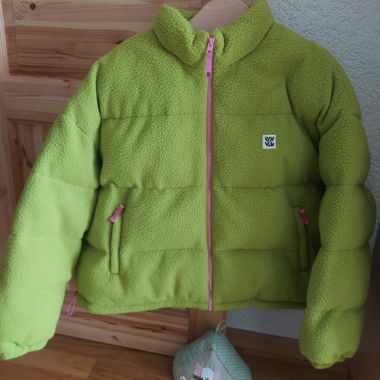 Grüne Teddy-Jacke Lucy & Yak 2XL
