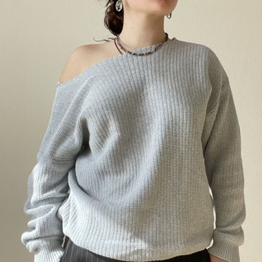 Off Shoulder Pullover