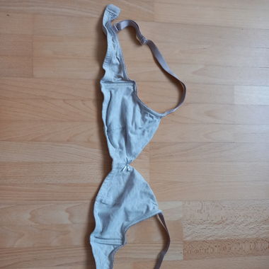 Triangle bralette, grey