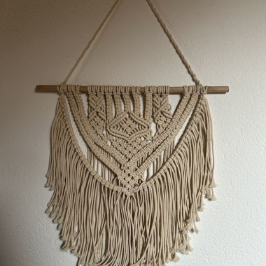 Decorazione in macramè