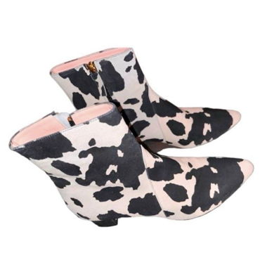 Moschino Stiefelette Cow Kuh Gr. 37,5