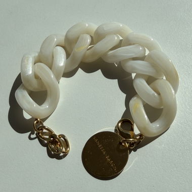 Vanessa Baroni Modeschmuck weiss-marmor