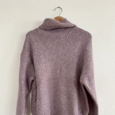 Lila Strickpullover