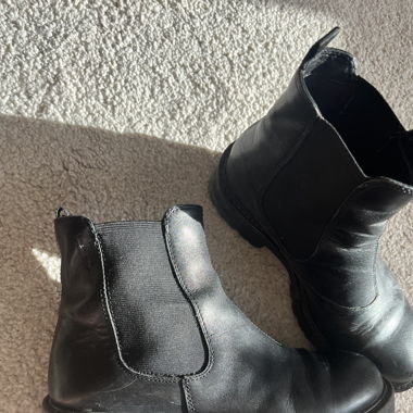 Bottines en cuir 