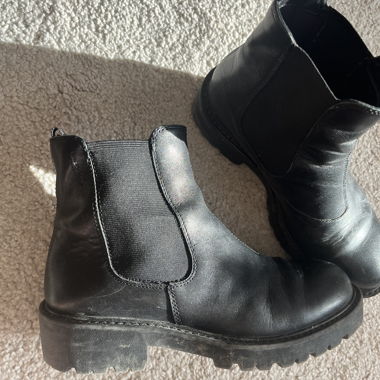 Bottines en cuir 