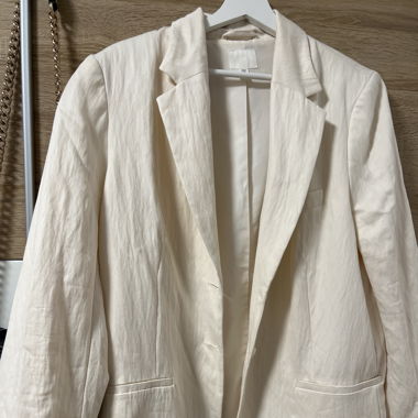 Blazer mit crincle Optik