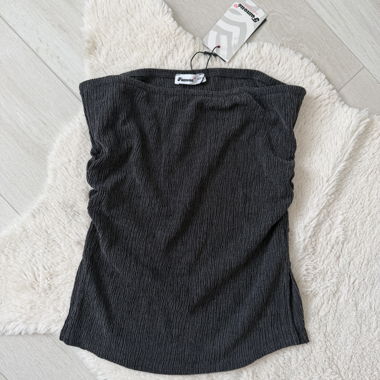 Graues Damen Tube-Top S