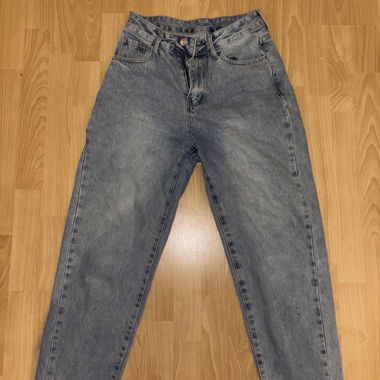 Jeans Mom bleus