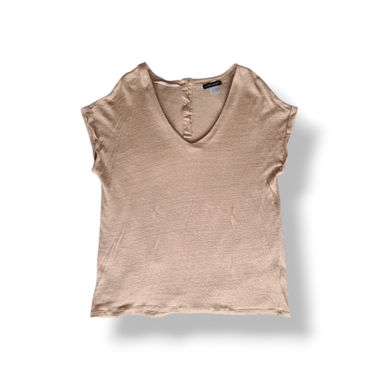 T-shirt Laura Clement, 100% Lin. Taille 40/42