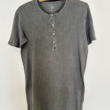 Majestic Filatures Men’s Linen T-Shirt S grey