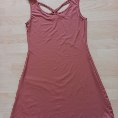 Rust orange sleeveless dress Size M