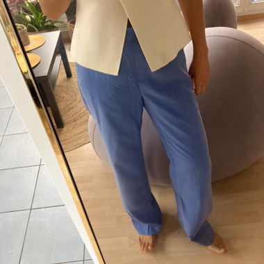 Blue Suit Trouser Mango Size M