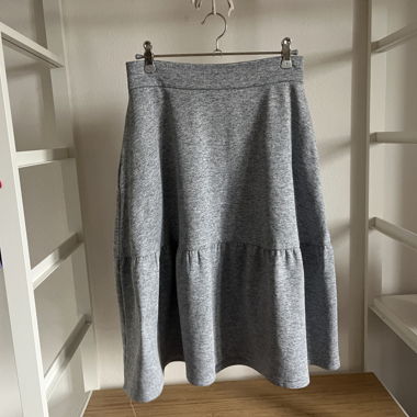 Long grey skirt