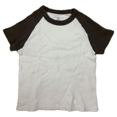 T-shirt bébé de marque cute, marron et beige