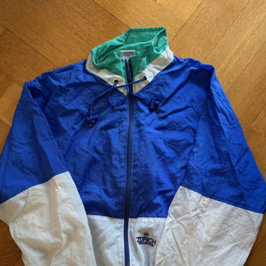 ZÜRICH Trainingsjacke Gr. S 90er Retro Windjac