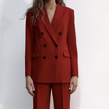 ZARA Bordeaux Blazer