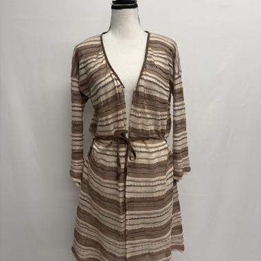 Cristina Gavioli feiner Cardigan beige XS Glitzer