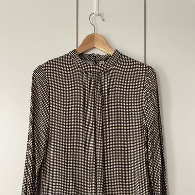 Esprit Bluse schwarz gemustert