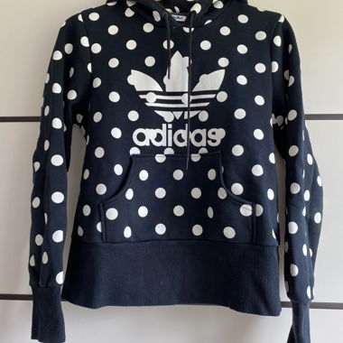 Sweat à capuche Adidas à pois